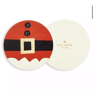 COPY - Kate spade 12 piece paper coaster set-New-Santa